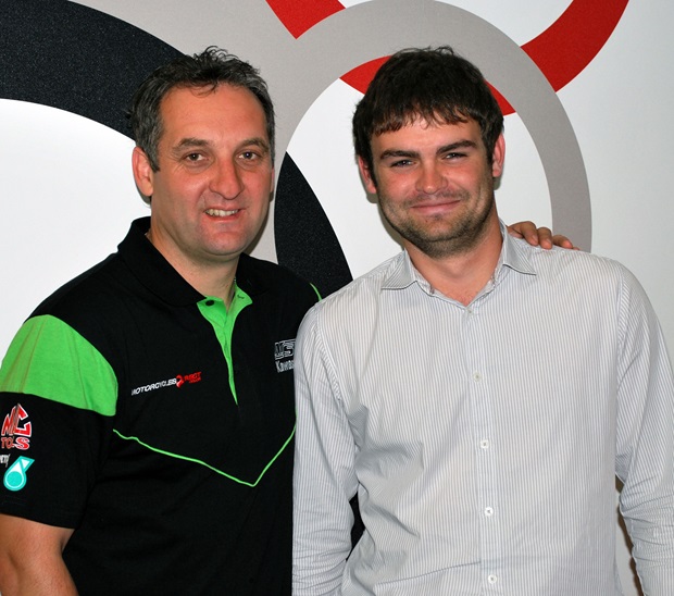 Michael Rutter with Max Neale of Royal London 360